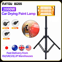 Datouboss Short Wave Infrared Paint Baking Lamp with Adjustable Tripod |ZJ-SC-002 Use for Cars Body Repire Paint Drying 2000W