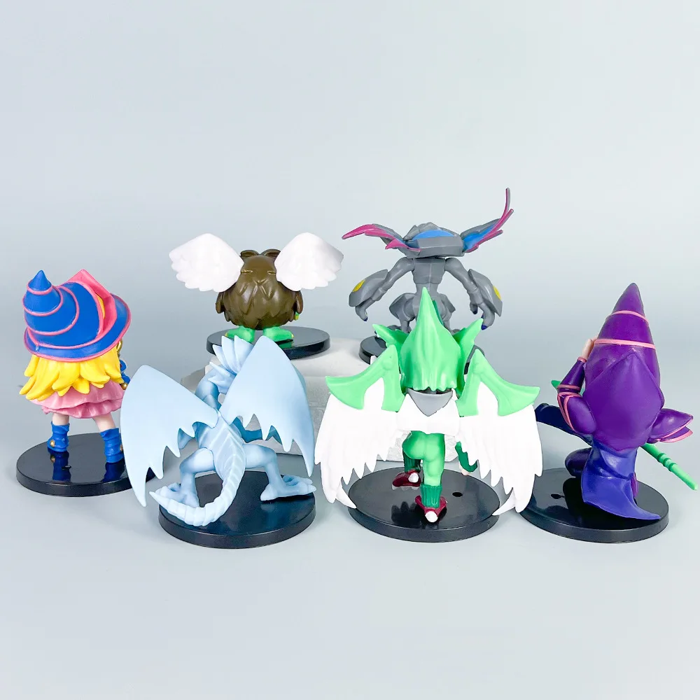 6pcs/set Yu-Gi-Oh! Duel Monsters Collection Model Anime Figure Doll Toys
