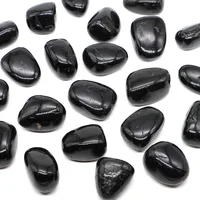 Natural Black Tourmaline Irregular Tumbled Stone Reiki Healing Crystal Energy Quartz Mineral Specimen Aquarium Home Garden Decor 2