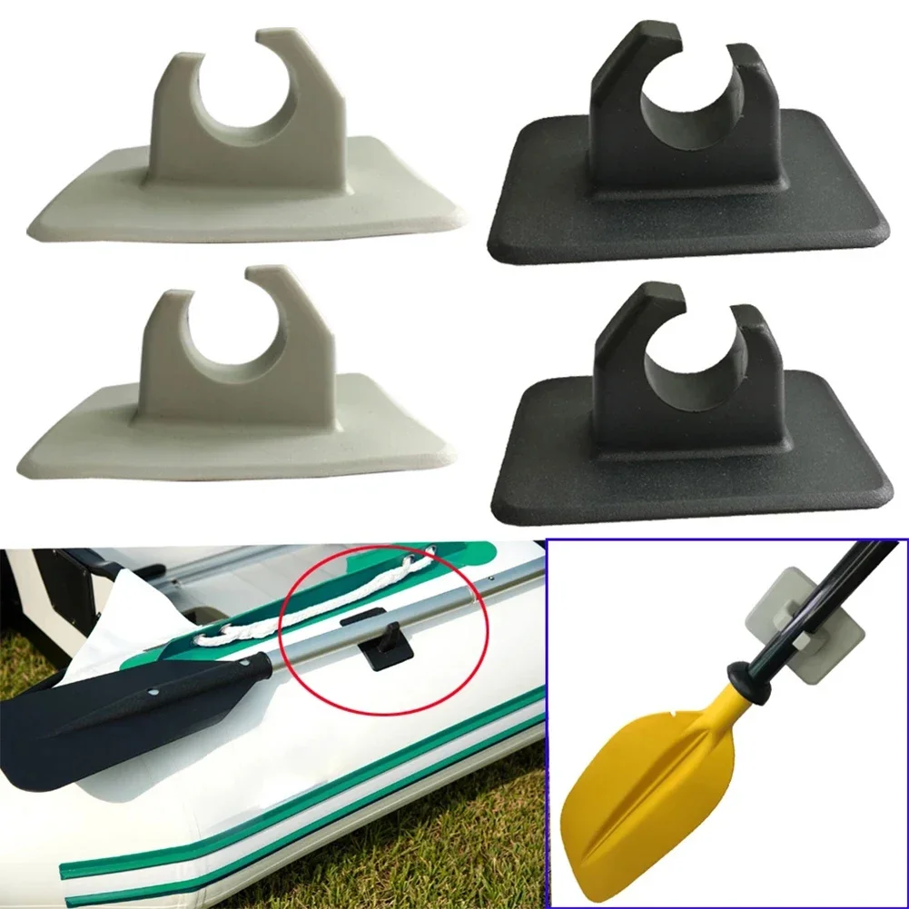 

1Pcs PVC Inflatable Boat Kayak Paddle Holder Mount Patch Oars Clip Clamp Keeper Water Sports Rowing Boats Accessories