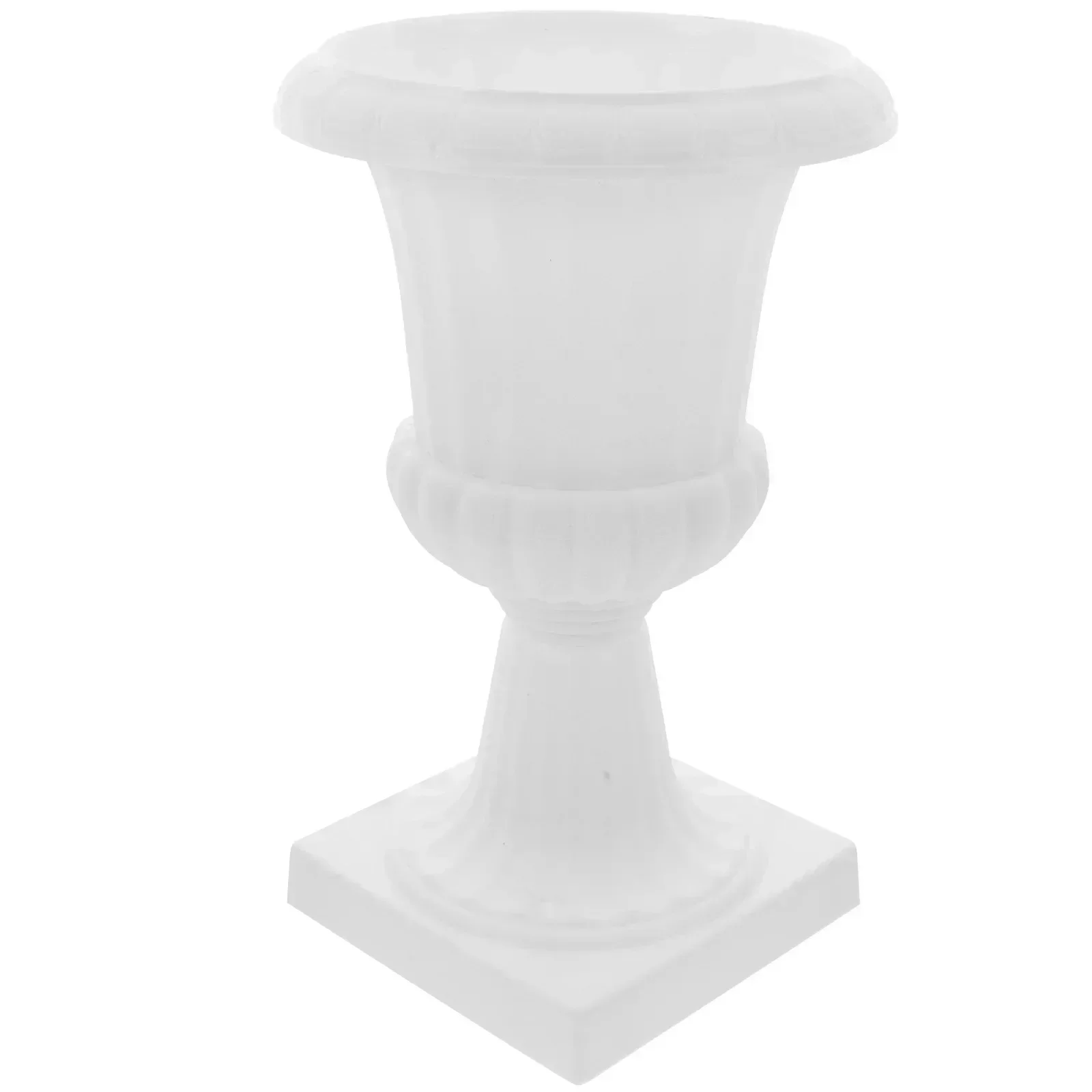 White Indoor Planter Plastic Roman Planter Garden Succulent Container Front Porch Removable Flower Pot Wedding for Outdoor