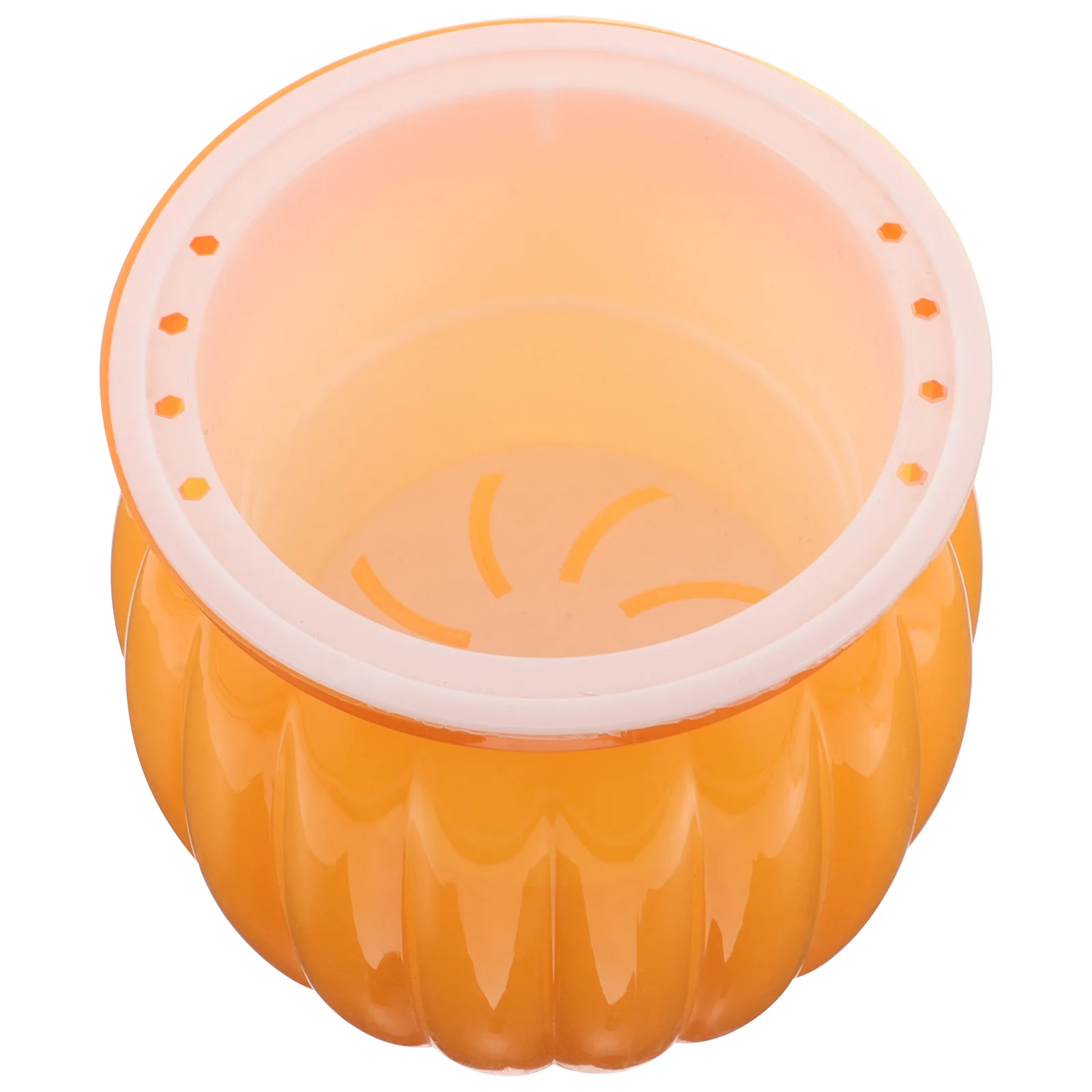 

Pumpkin Planter Pot Self Watering Thickened Plastic Stable Succulent Flowerpot Minimalist Home Desk Plant Container