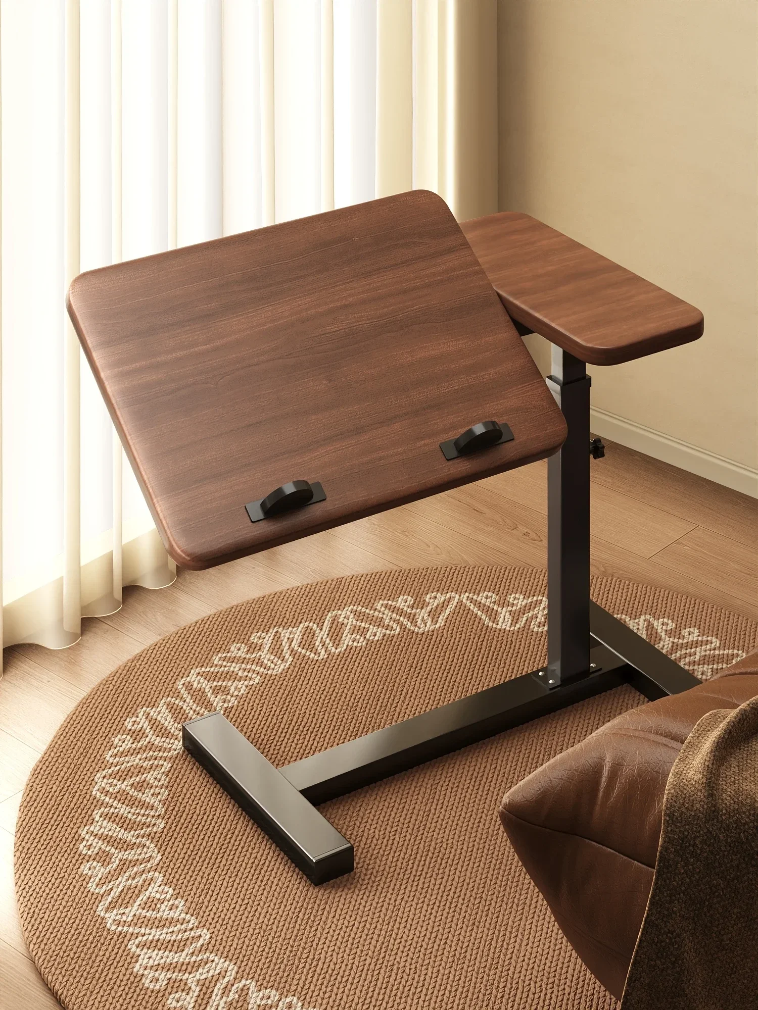 

Bedside table liftable mobile foldable computer table household living room small lifting table sofa small desk desk bedroom bed