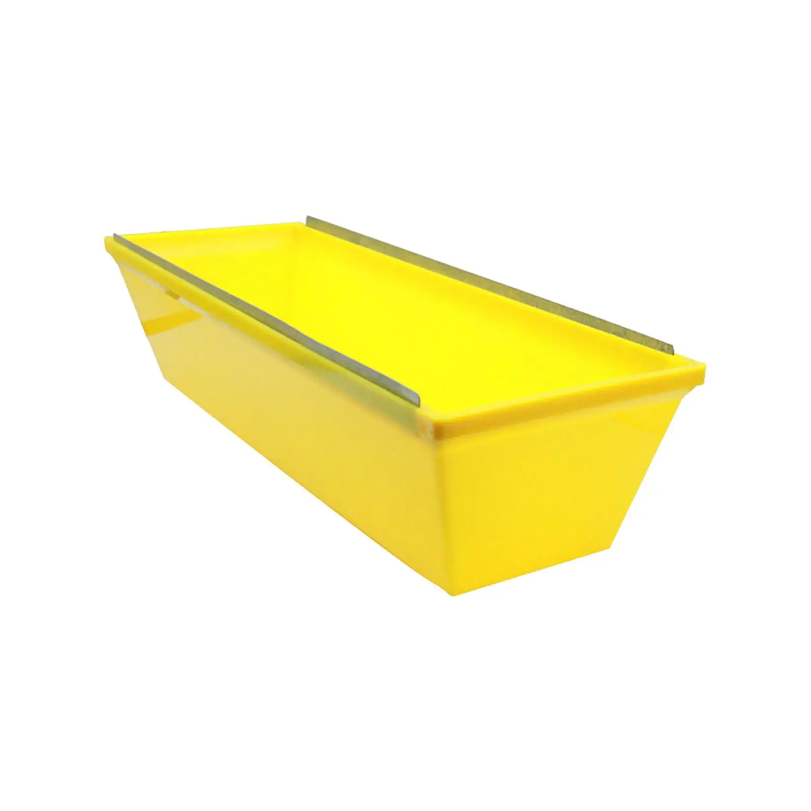 12” Mud Pan Plastering Tapered Sides Lightweight with Scraping Bar Drywall