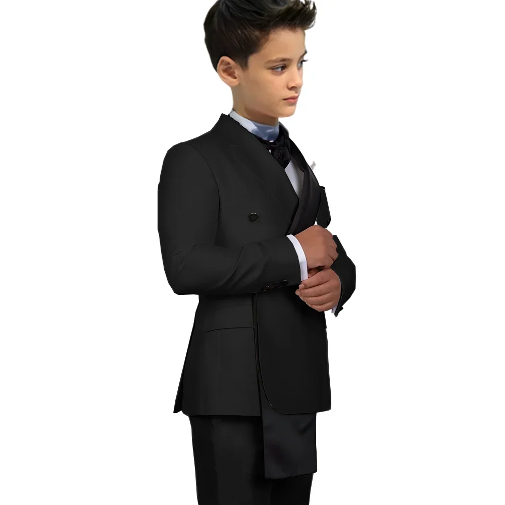 Abiti da ragazzo patchwork 2 pezzi Giacca in colori misti Smoking per bambini per festa di nozze 2-16 anni Abiti per bambini personalizzati