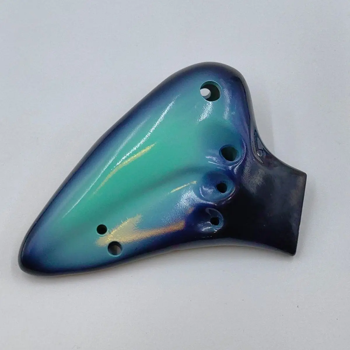 Professional Triple Ocarina Alto C Luxury Gradient Ceramic Ocarina Porcelain Advanced Music Flute Orff Musical Instrument Gifts