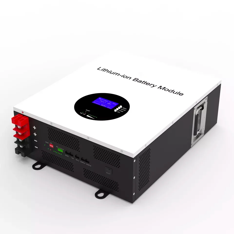 5.12kWh LiFePO4 Solar Battery with WiFi – 48V 100Ah Wall-Mounted, Built-in BMS for Home Energy Storage