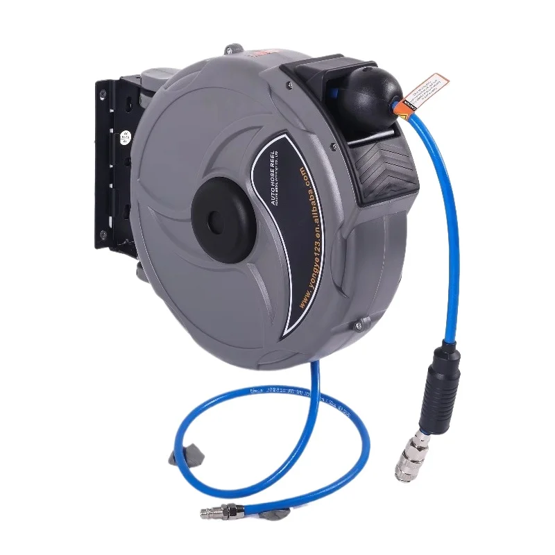 Factory Outlet Car Wash Hose Reel Park Plastic Air Hose Reel Retractable Hose Reel Automatic