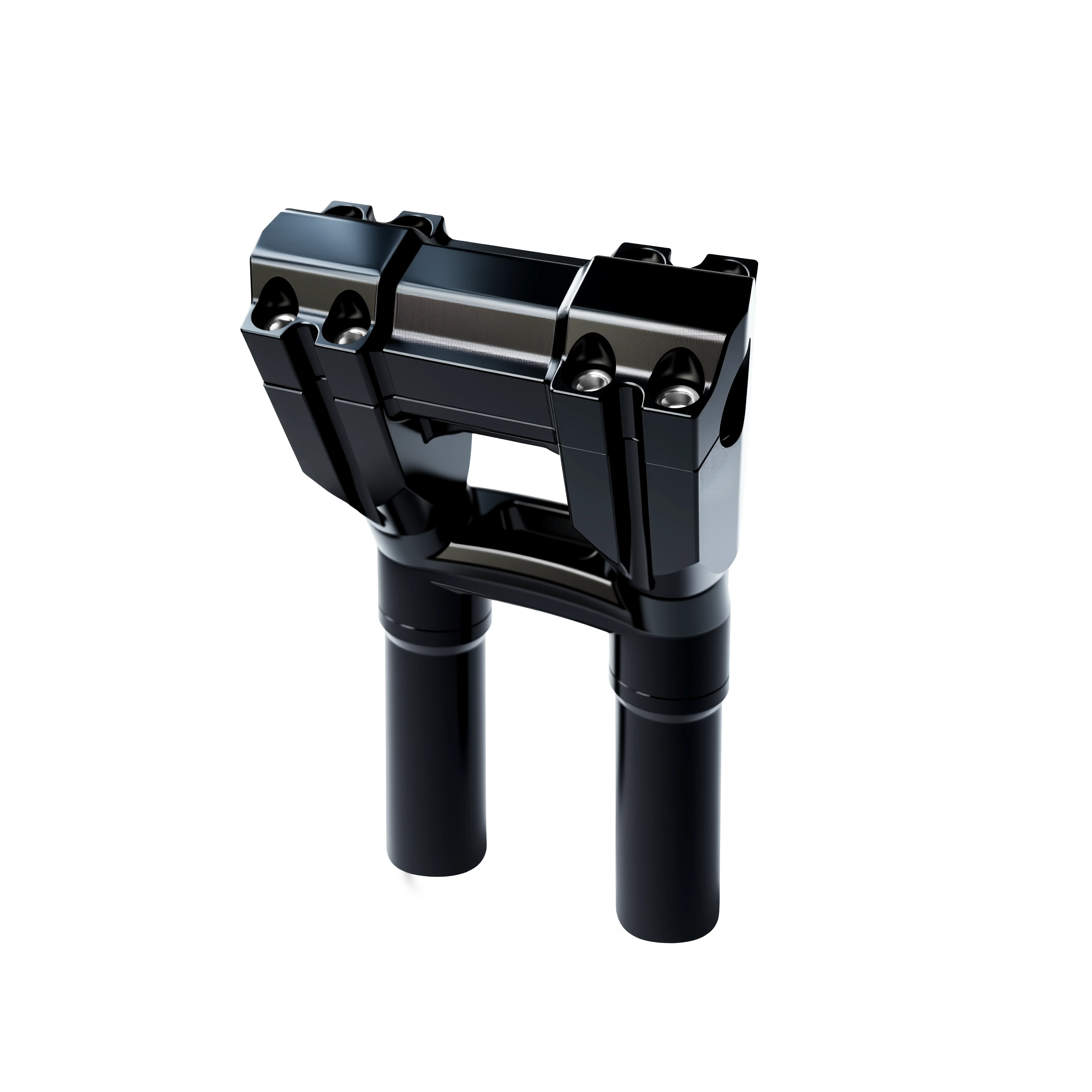 Universal For 1 Inch Clamp Size Handlebar Risers Motorcycle CNC Bar Mount Risers Kit Pull Back:1.5inch Height :8inch&10inch