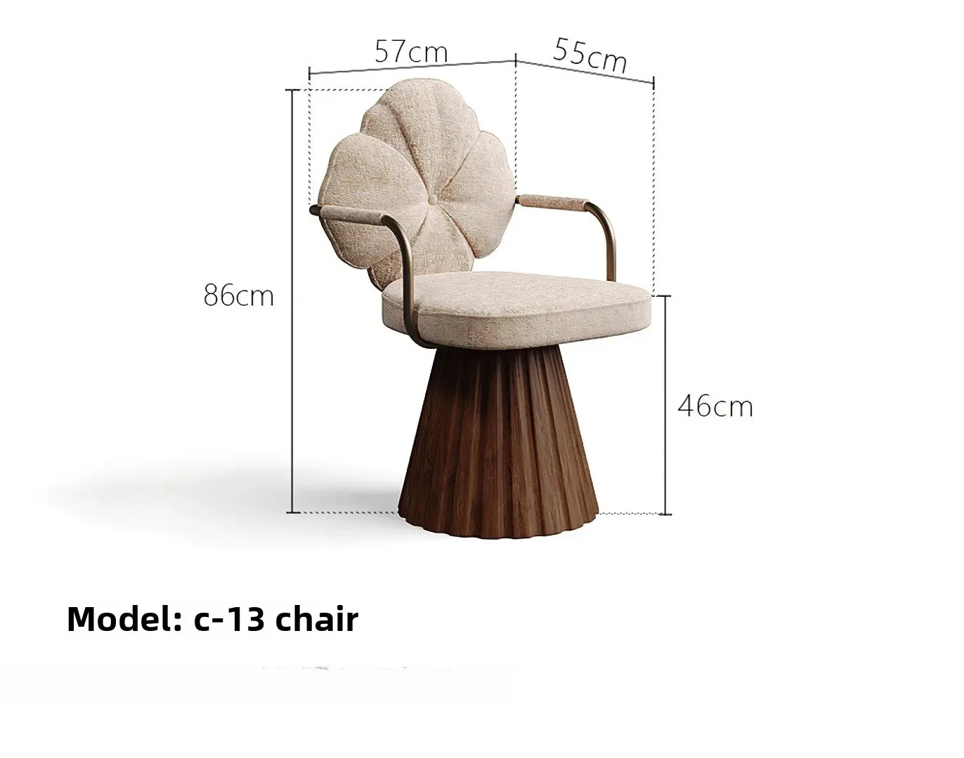 يحتوي مقعد المكياج الفرنسي القديم المستعمل على إحساس بالفخامة والأجهزة الفاخرة الخفيفة والخشب الصلب