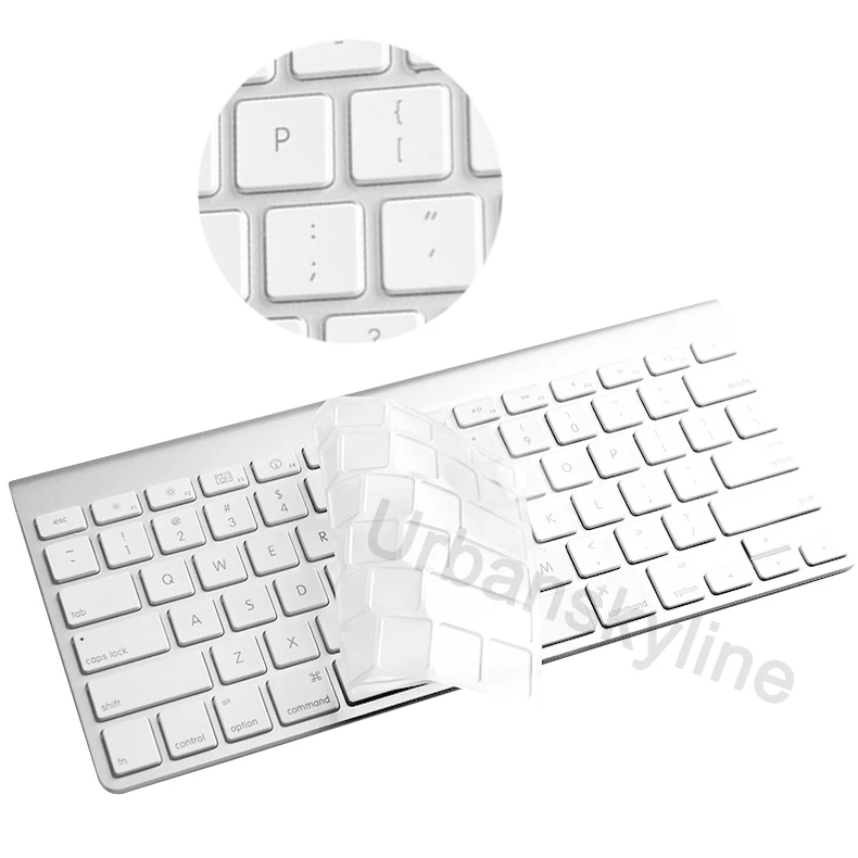 Capa de teclado para imac magic a1644 a1843 a1314 a1243 a2449 a2450 a2520 bluetooth silicone protetor caso da pele g6 para apple