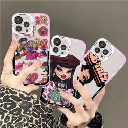 Bratz Doll Phone Case For IPhone 11 12 13 14 15 16 Pro Max 7 8 Plus Mini X XR XS SE TPU Yasmin Chloe Jade Sasha Cameron