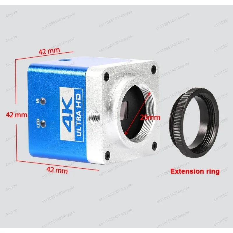 YIZHAN 150X Zoom Lens Electron Video Microscope 4K 49MP UHD Microscope Camera HDMI Type-C 1080P 60FPS Industrial Welding Tools