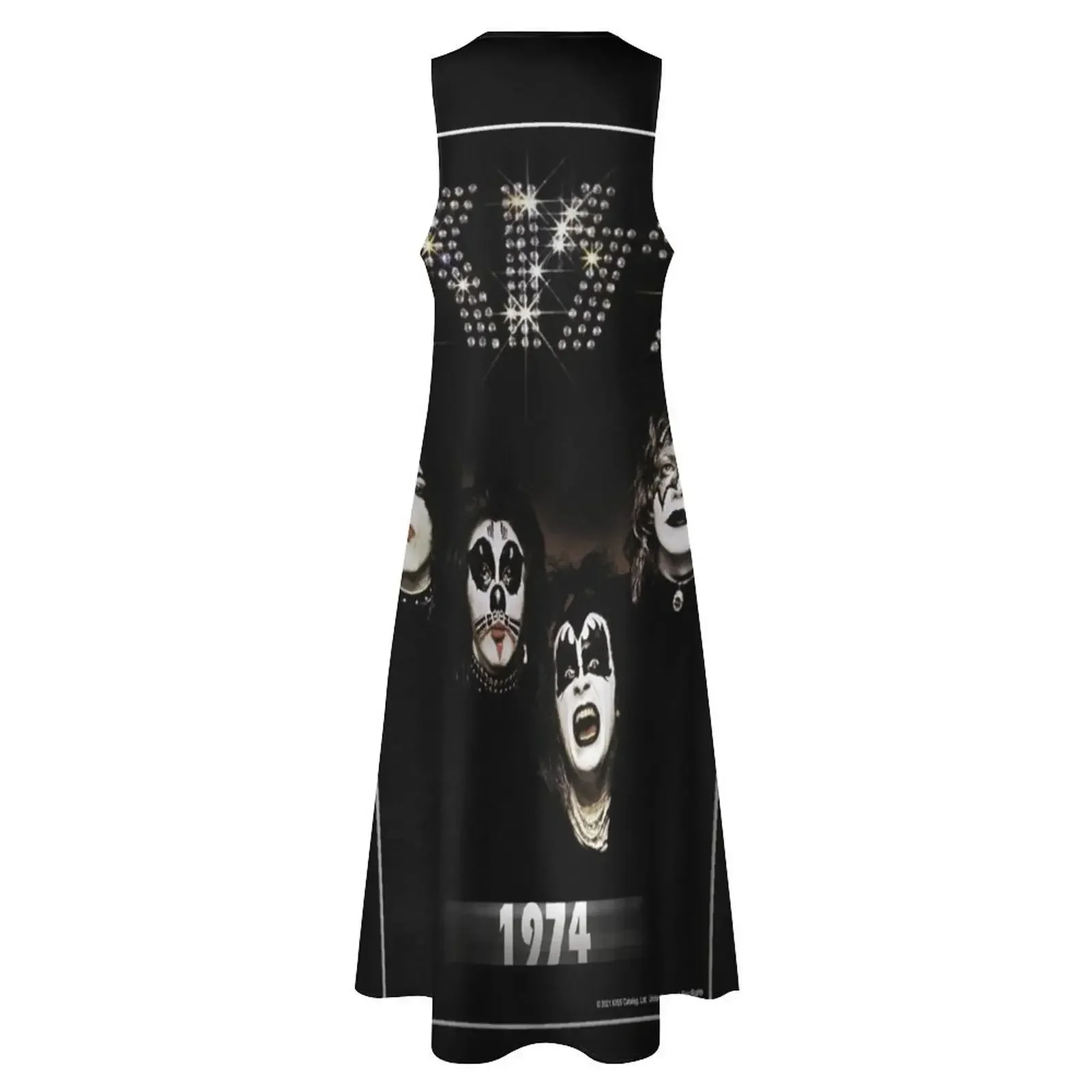 قبلة؟ الفرقة - ألبوم 1974 - فستان طويل للسنة فساتين أزياء نسائية تنورة نسائية فستان نسائي #4