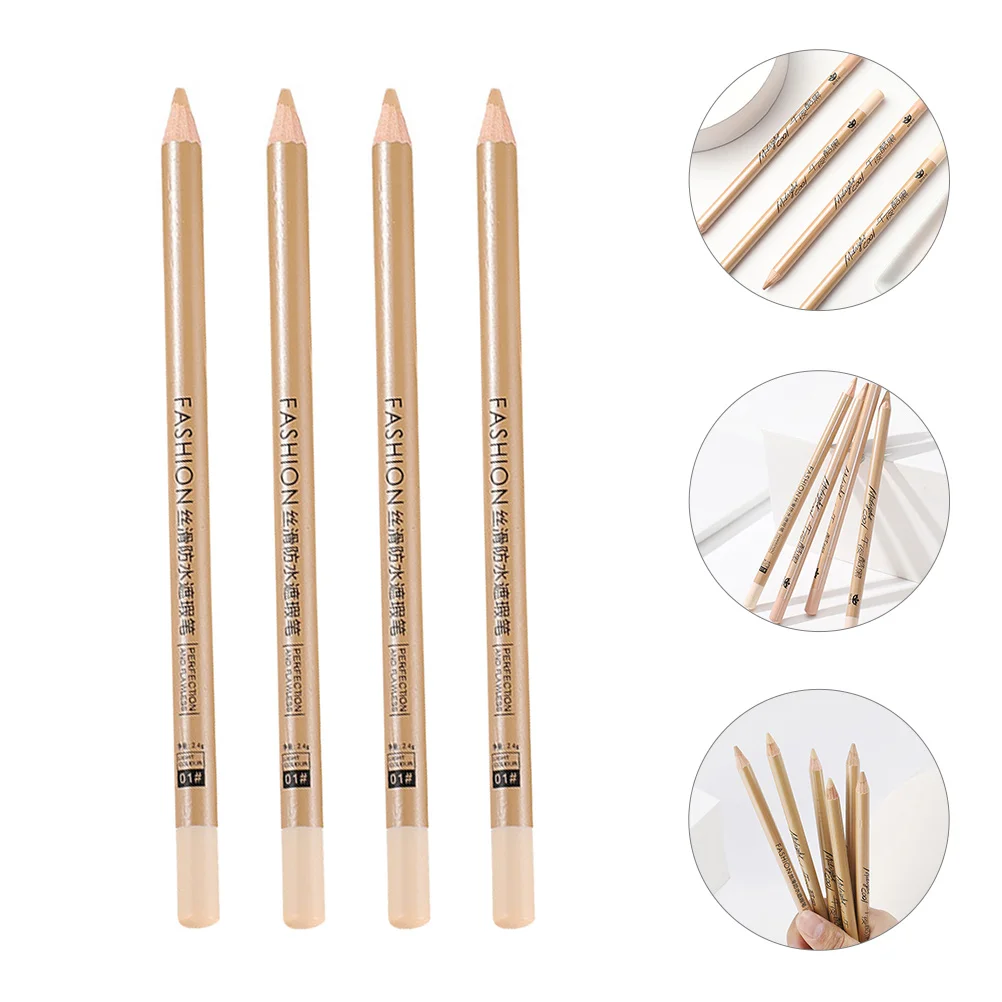 

4 Pcs Concealer Pen for Marks Pencils Women Makeup Supplies Eye Dark Circles Freckle Cover Spot