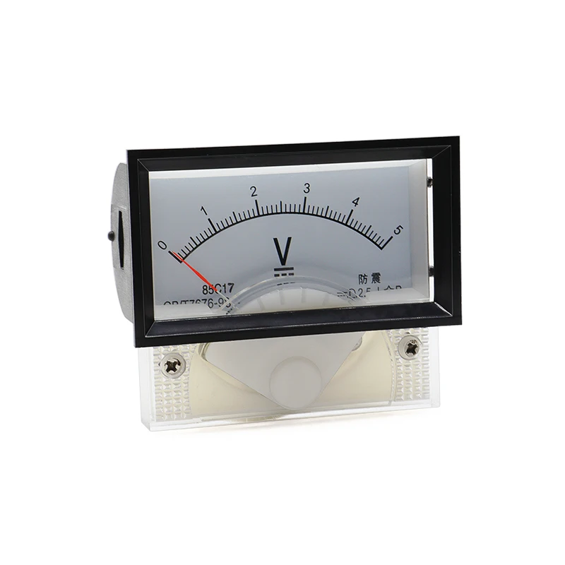 85C17 5V 10V 15V 20V 30V 50V 100V 250V 300V 450V 1000V DC Panel Meter Voltmeter for Voltage Testing