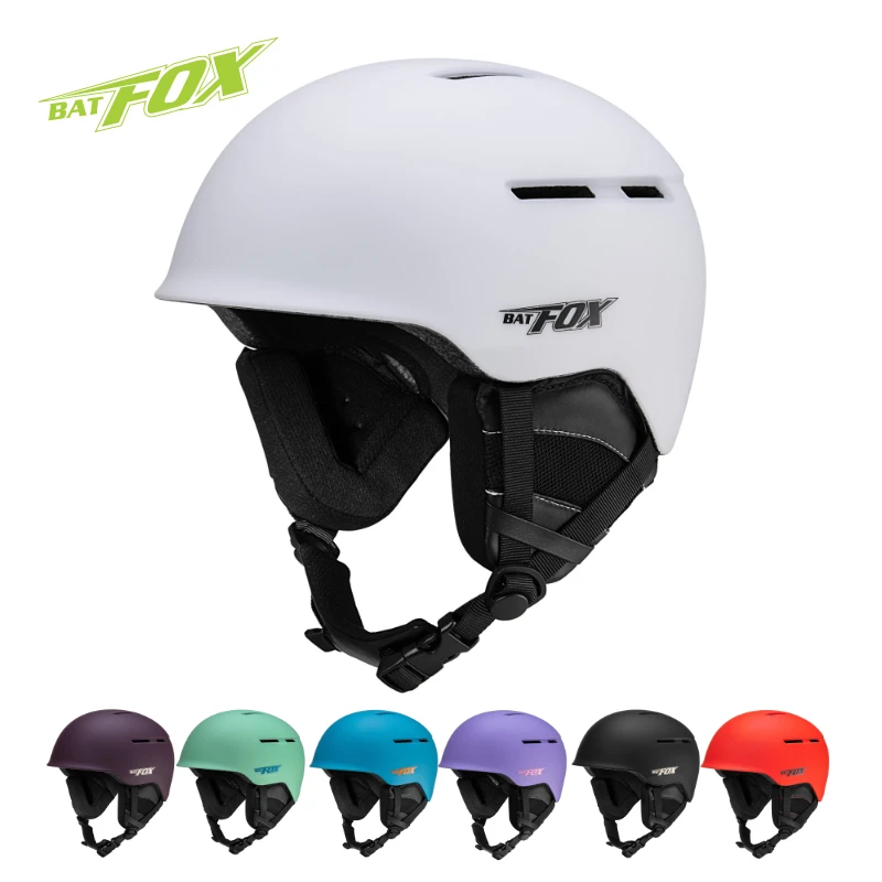 

BATFOX Winter Ski Helmet Outdoor Snowboard Sports Accessories Head Protection Equipment Bicycle Outdoor Sports Warm Hat