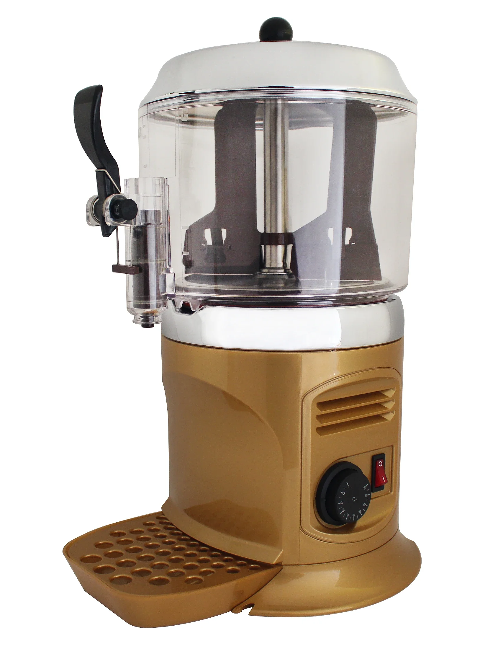 

110/220V Golden 5L Hot Chocolate Dispenser Hot Chocolate Maker Chocolate Dispenser Machine CE ROHS ERP BPA certificates