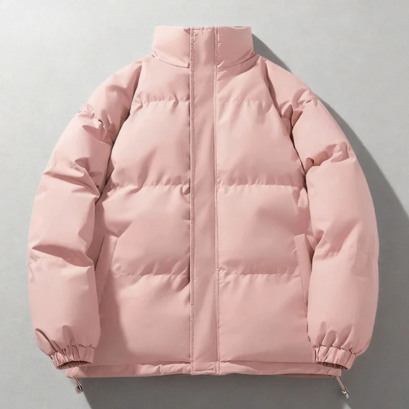 سترة مبطنة بالقطن للرجال شتاء جديد فضفاض بياقة واقفة كاجوال متعدد الاستخدامات مريح عالي الجودة معطف سميك دافئ وقطيفة #6