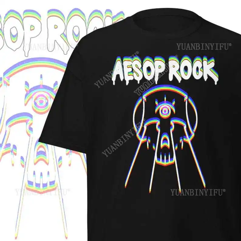 

Aesop Rock T-Shirt Hip Hop Urban Streetwear Underground Rap Merch Mens Clothing Graphic t shirts cotton Vintage round neck