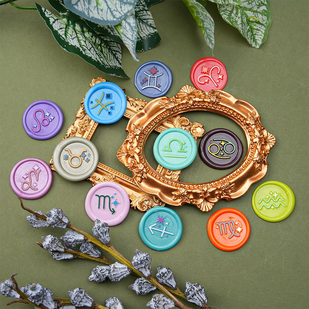 Zodiac Signs Wax Seal Stamp, W - Wax Seal Stamp Kit recension och pris