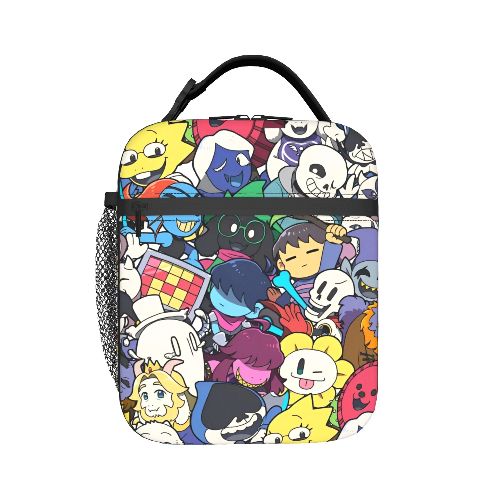 Deltarunes Video Game Insulated Lunch Bag Large  Reusable Thermal Bag Tote Lunch Box College  Outdoor Men Women