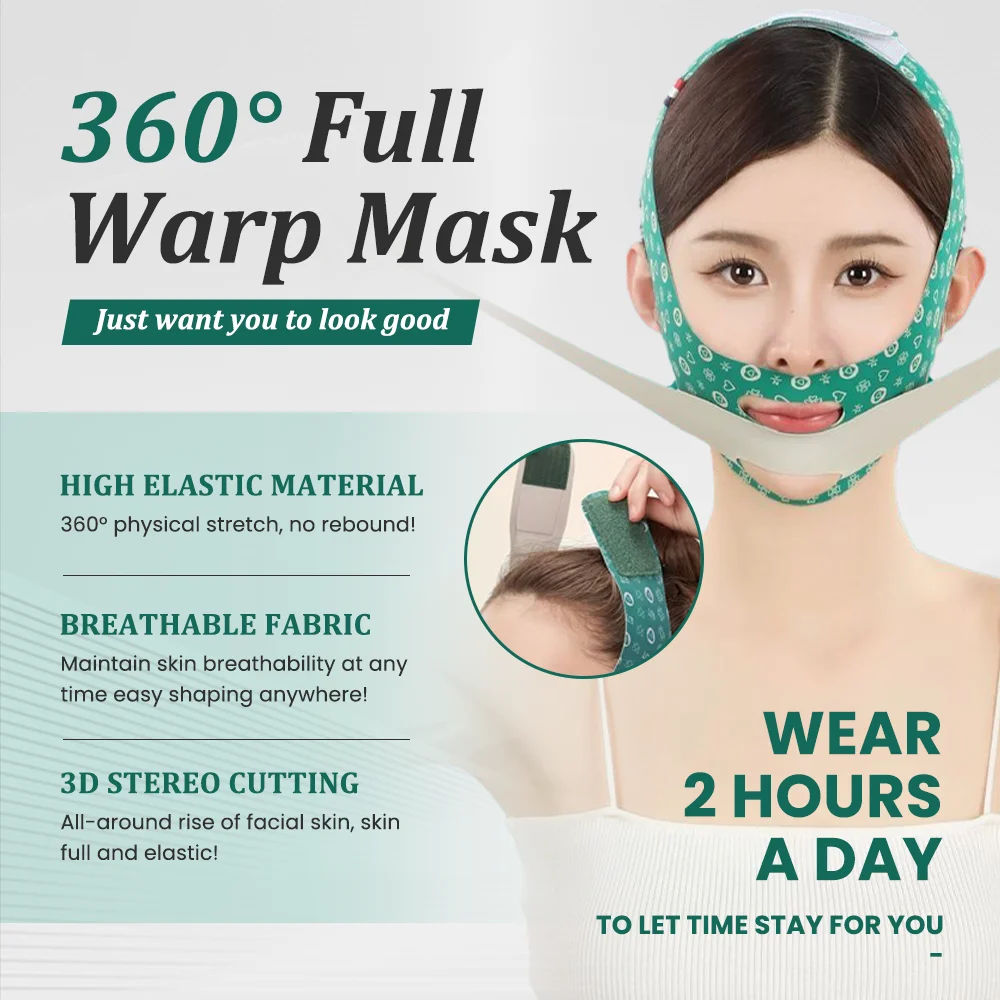 V Face Facial Shaper Mask Facial Slimming Bandage Double Chin Reducer Chin Cheek Lift Up Belt Skin Lifting Firming Beauty Device