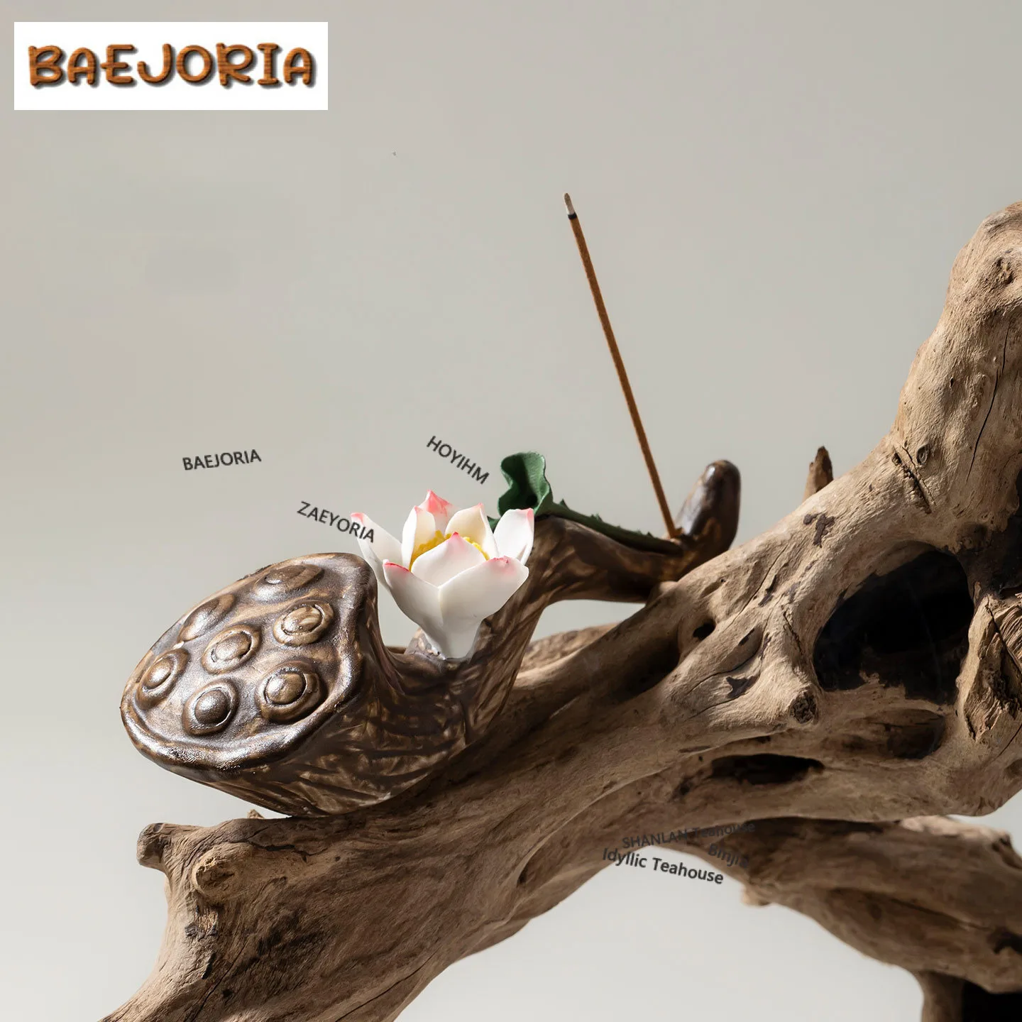 Lotus Fluffy Incense Holder Incense Waterfall Incense Burners Mosquito Coil Holder Consecrate Censer Teaware Supplies Decoration