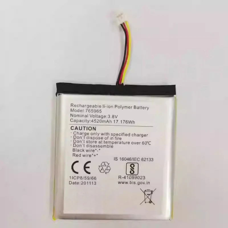 For Ezviz DS-PWA48-E-WB 765965 3.8V 4520mAh Battery Cat Eye Battery NEW High Quality 765965 Battery