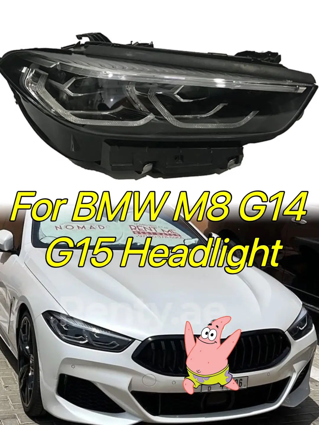 Original OEM Headlamp For BMW M8 G14 G15 G16 Headlight Assembly