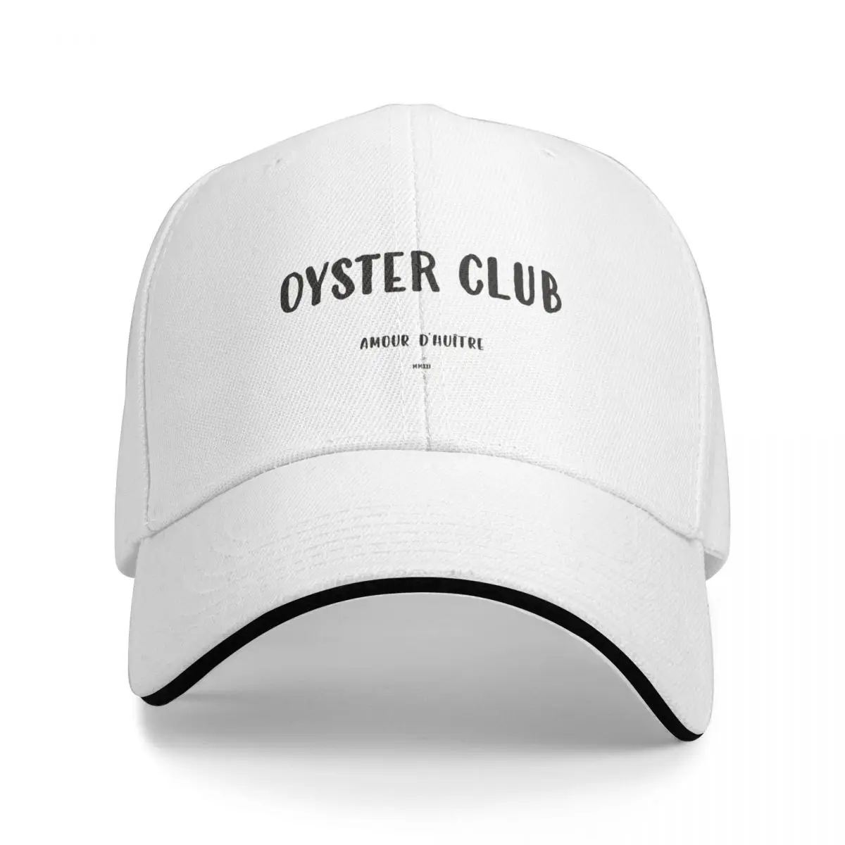 OYSTER CLUB amour d'hu?tre Baseball Cap Thermal Visor birthday Luxury Hat Luxury Man Hat For Women 2024 Men's