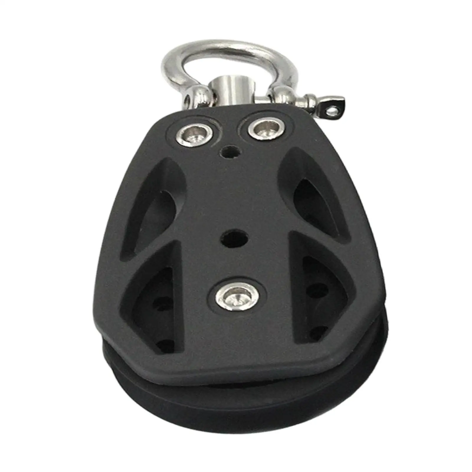 Single Swivel Sailing Block Accessory Nylon Sailboat Lift Tool Compact High Load