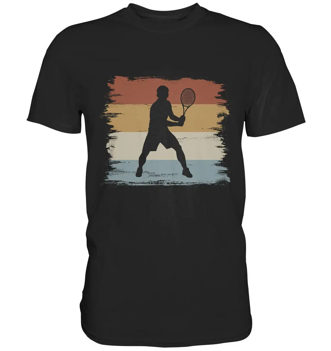 Tennis Player Retro Vintage T Shirt