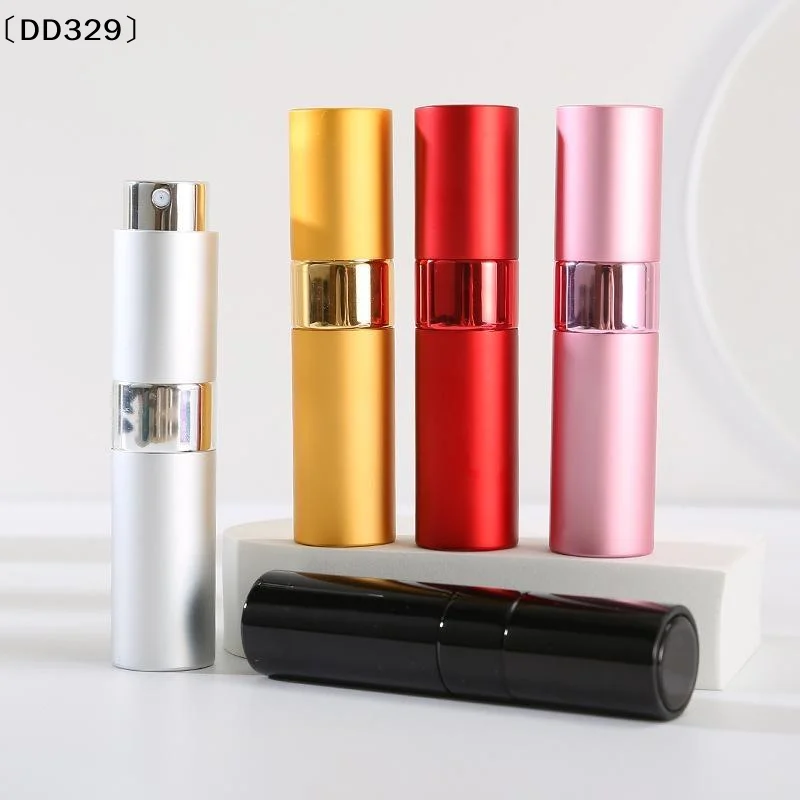 8ML Rotatable Refillable Perfume Atomizer Aluminum Alloy Shell Leak Proof For Travel Outdoor And Daily Carry〔DD329〕