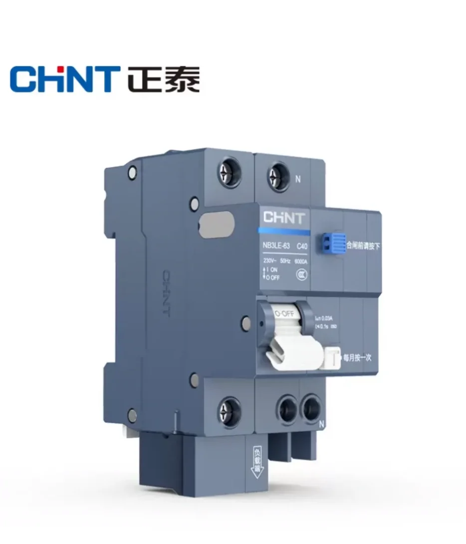 Chint NB3LE Series NB3LE-32/63 Circuit Breaker Leakage Protector Type C Brand