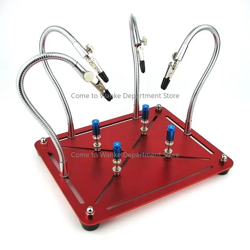

Board Fixed Clip Flexible Arm Soldering Third Hand Magnifier Glass Soldering Iron Welding Holder Repair Tools