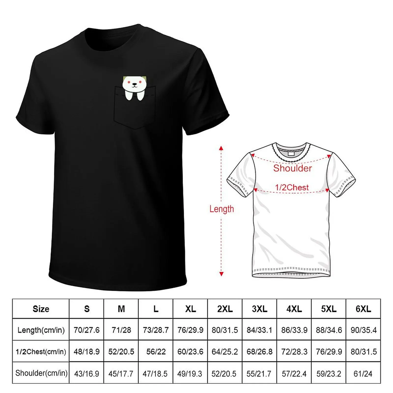 Frosty Pocket Tee T-Shirt Christmas Theme Tee Top