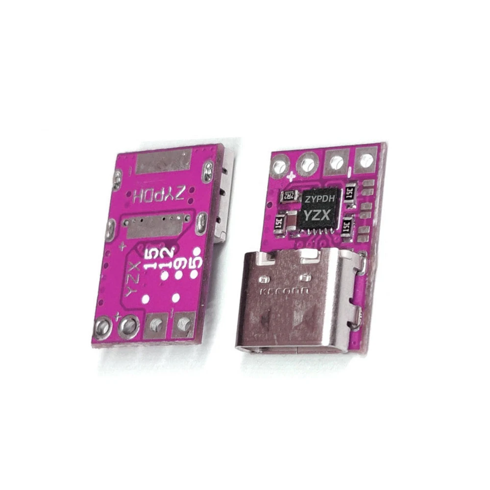 TYPE-C USB PD Decoy 100W 5A 5V 9V 12V 15V 20V Wyzwalacze napięcia Adapter Szybkie ładowanie Zasilacz do notebooka Ładowarka PD DO DC QC — zdjęcie 2