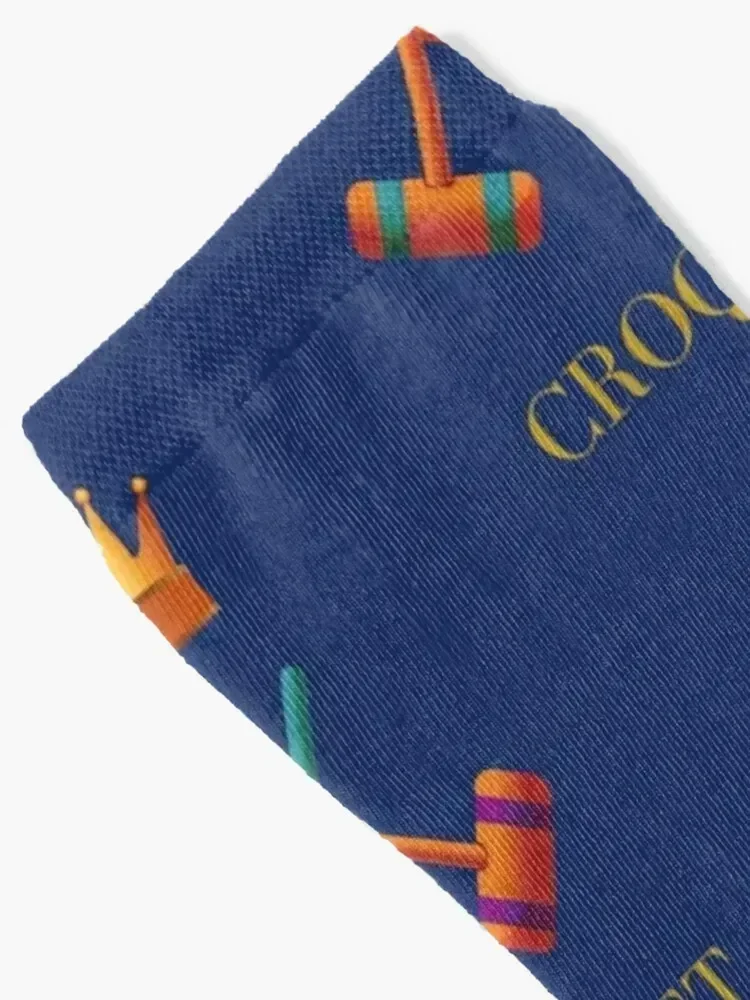 Croquet mallets and crown Socks christmas gifts snow heated Crossfit Socks Men's Women's