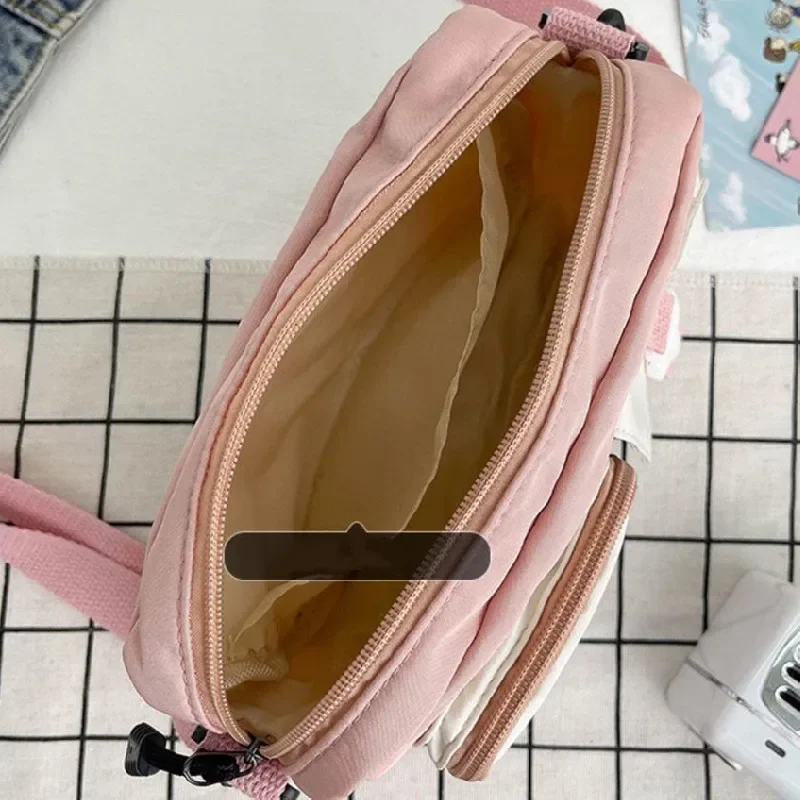 Women Canvas Small Crossbody Bags Casual Cute Student Girls Messenger Bag Ladies Phone Purse Handbag Shoulder Bag image 3