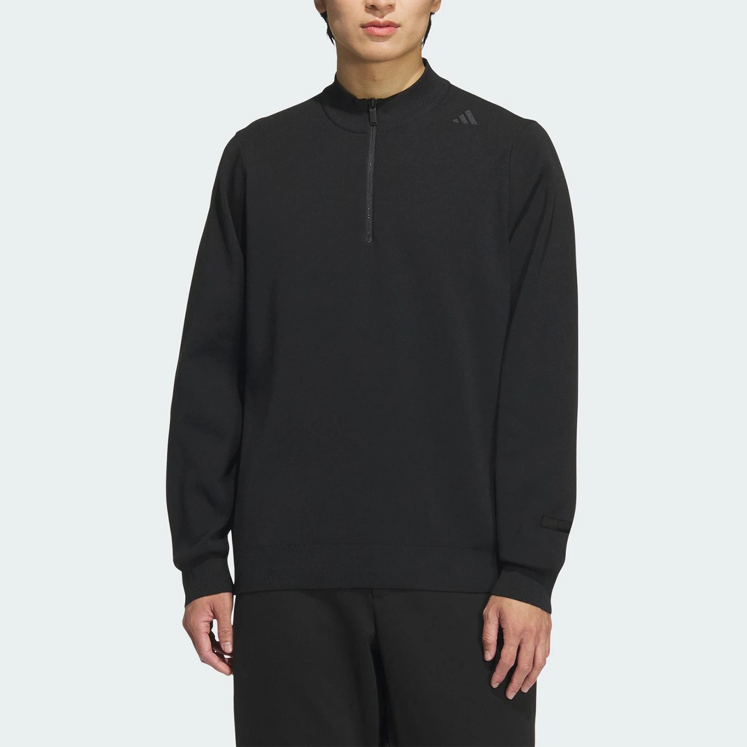 

Adidas genuine New Men's Stand Collar Casual Knitted Warm Pullover JL9349