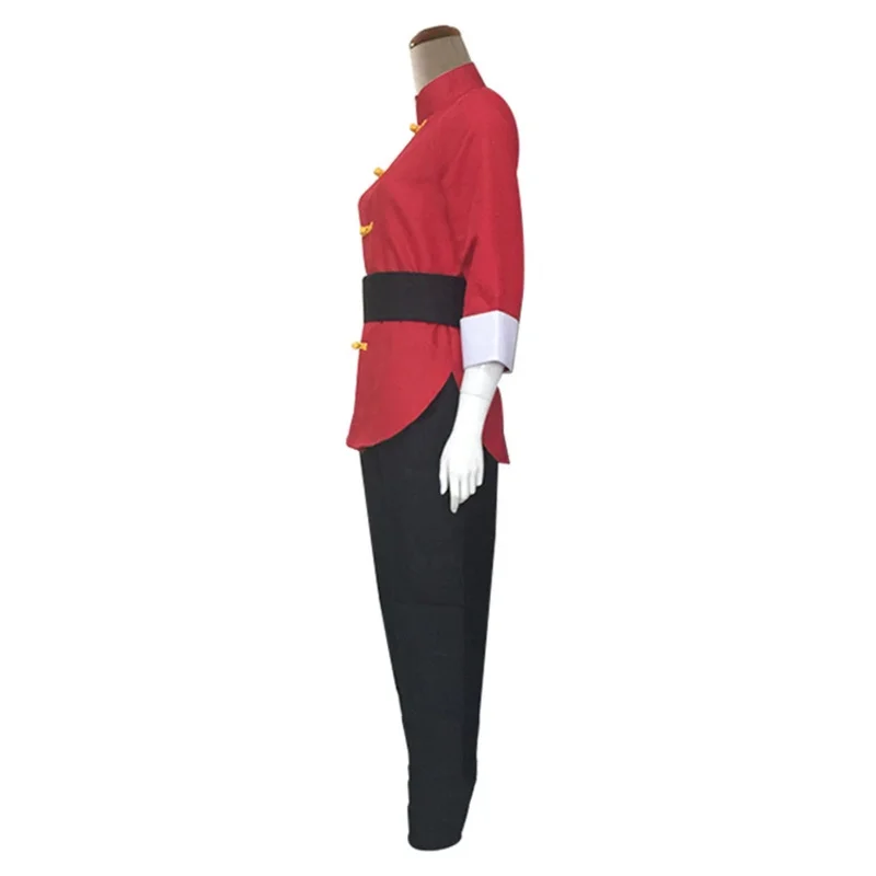 Anime Ranma 1/2 Tendou Akane Cosplay Kostüm Männer Frauen chinesischen Stil Uniform für Halloween Karneval Party Anzug Perücke Schuhe