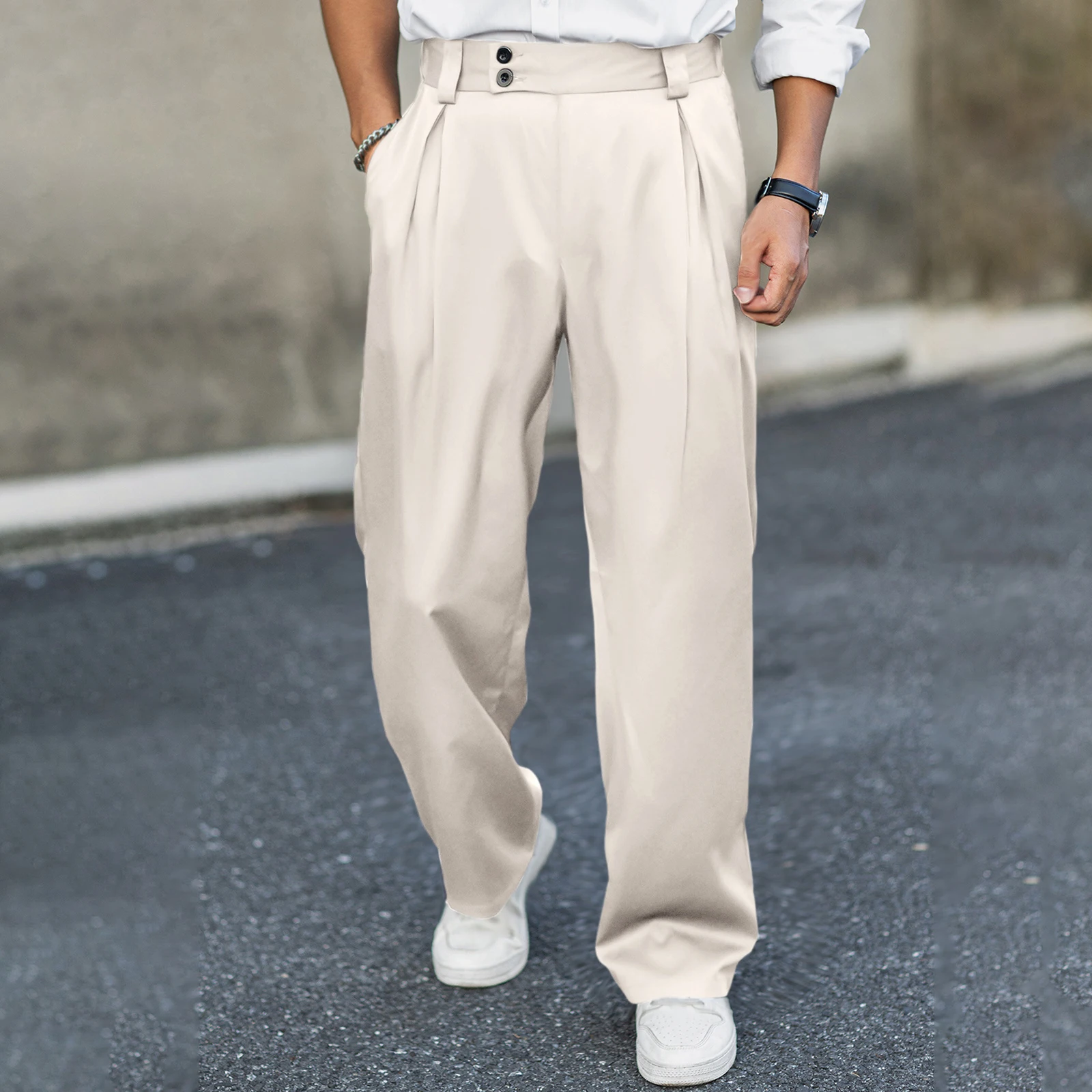 2026 กางเกงเดรสขากว้างสำหรับผู - Dress Pant Flat Front บทวิจารณ์และราคา