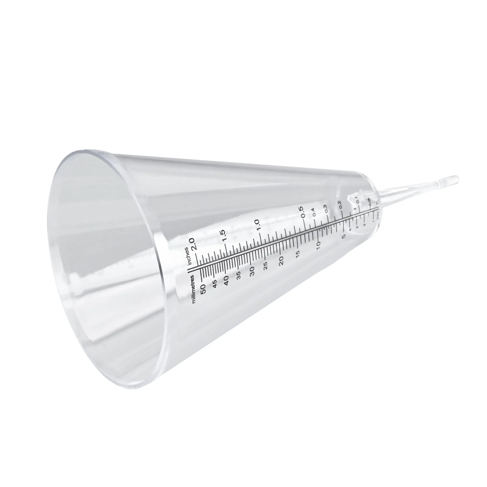 Cone Shaped Rain Gauge for Garden and Lawn Precipitation Measurement Plastic Rainfall Tool for Accurate Watering and Plant Care