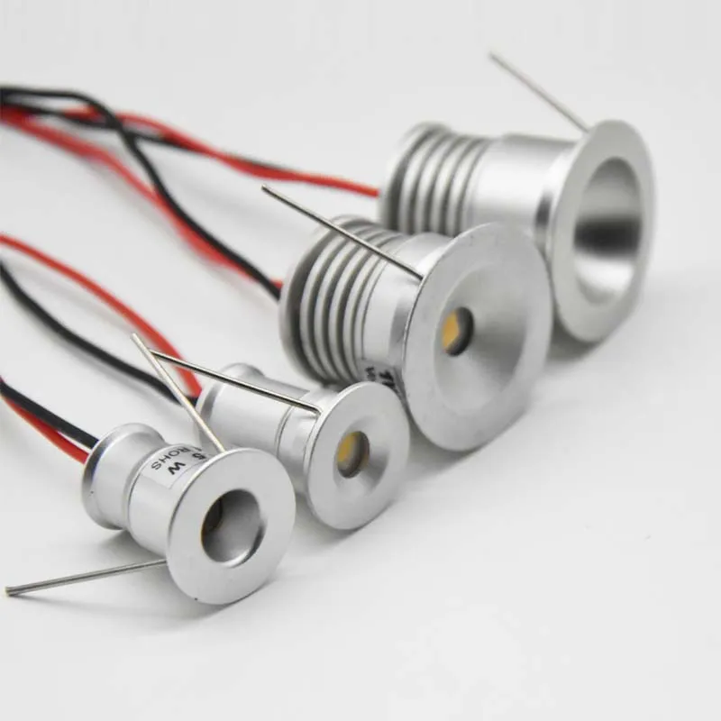 RGB 12V 24V 1W IP65 Mini LED Bulb Spotlight 15mm 25mm Spot Bulb Lighting Kit Outdoor Garden Ceiling Lighting Lamp Stair Light