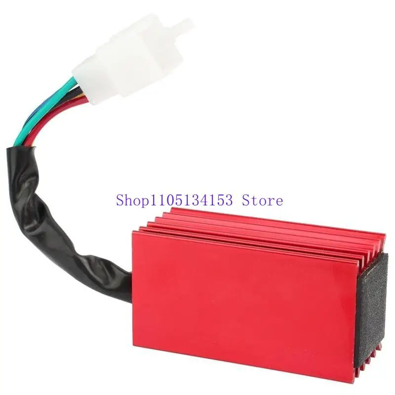 

kl23 5 Pin CDI Box 5 Pin Racing CDI Box Racing Ignition Coil for Motorcycle 50cc 110cc 125cc Pit Bike Scooter ATV Red