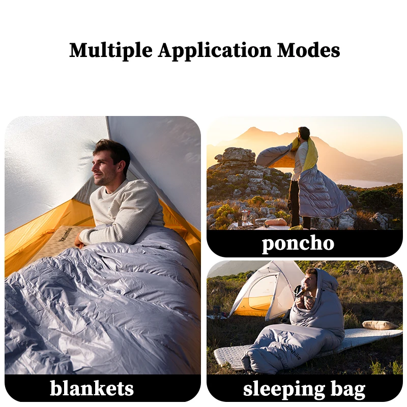 Naturehike CW700 Sleeping Bag Ultralight Winter Duck Down Sleeping