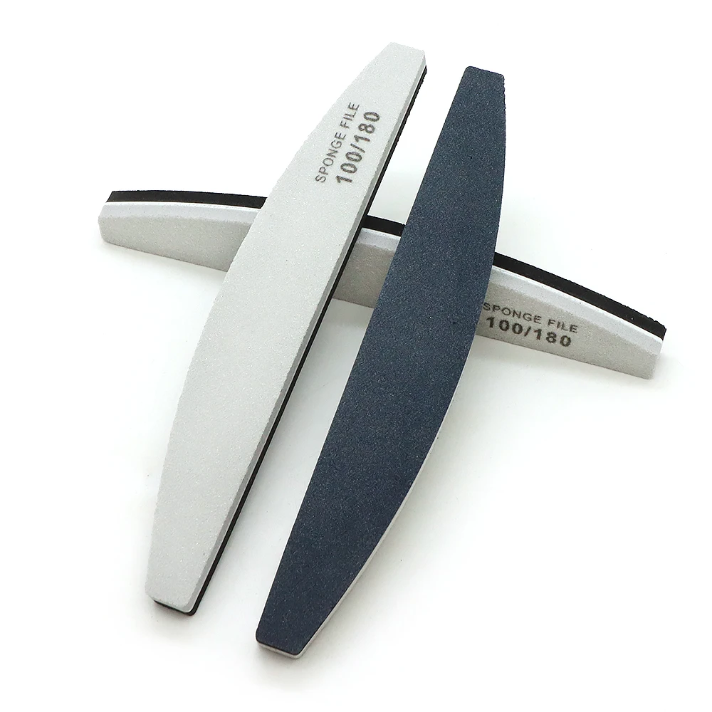 5/10Pcs Double-sided Nail File Block Colorful Sponge Nail Polish Buffing Sanding Buffer Strips Polishing Pedicure Manicure Tools