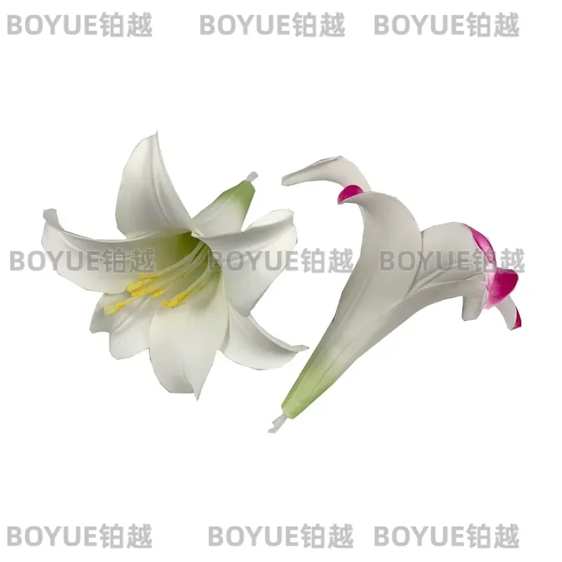 100pcs simulated calla lily flower heads wedding decoration hand-feel fake flower ornaments floral