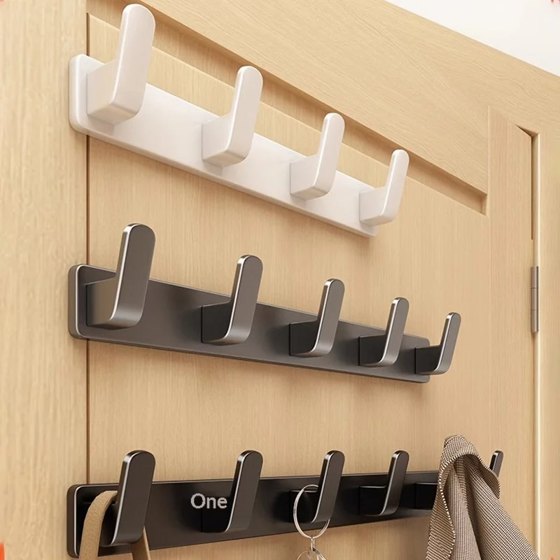 Aluminum Alloy Wall Mounted Coat Hook Rack Door Back Hanger Heavy Duty Clothes Towel Hooks for Entryway Hallway Bathroom Bedroom
